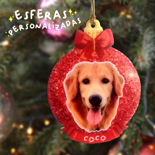 Esfera Personalizada con foto tu Mascota